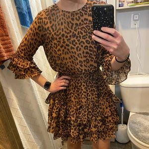 Mint Julep leopard dress